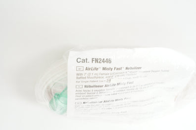 CareFusion FN2446 AirLife Nebulizer with Oxygen Tubing 7inch and Flextube 6inch (x)